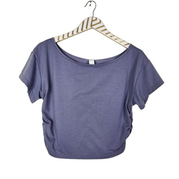 VITALITY/BALANCE ATHLETICA Top Womens Extra Small Purple Versa Slouch Tee - Picture 2 of 7